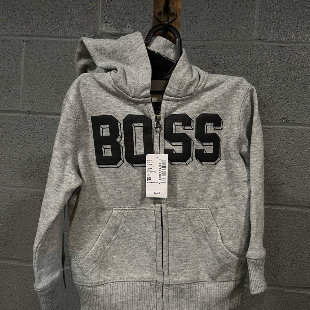 The Children's Place Gray Zip-Up Hoodie